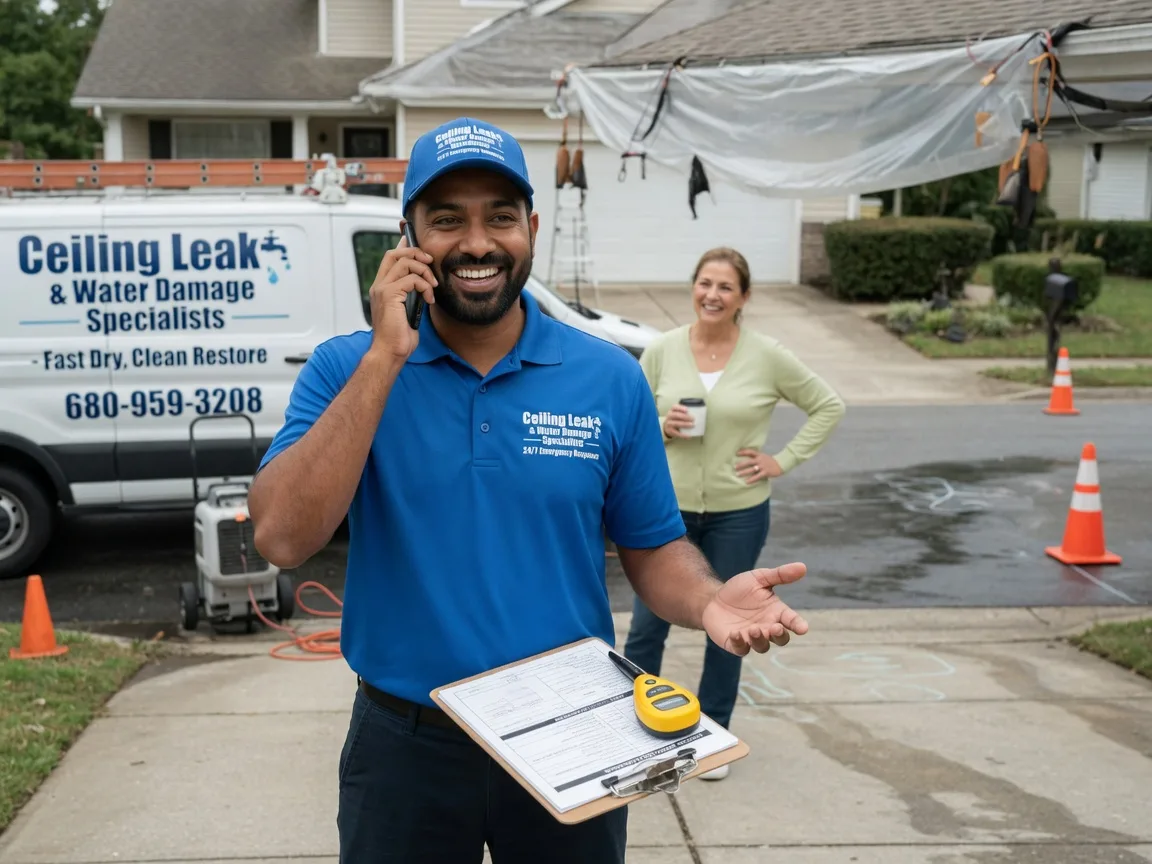 Ceiling Leak Cleanup Dayton, WY FAQs